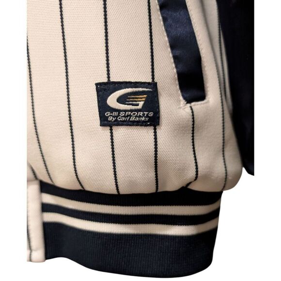 VTG New York Yankees 1927 & 1952 World Series Champions Pinstripe Jkt Women's L - Picture 8 of 10